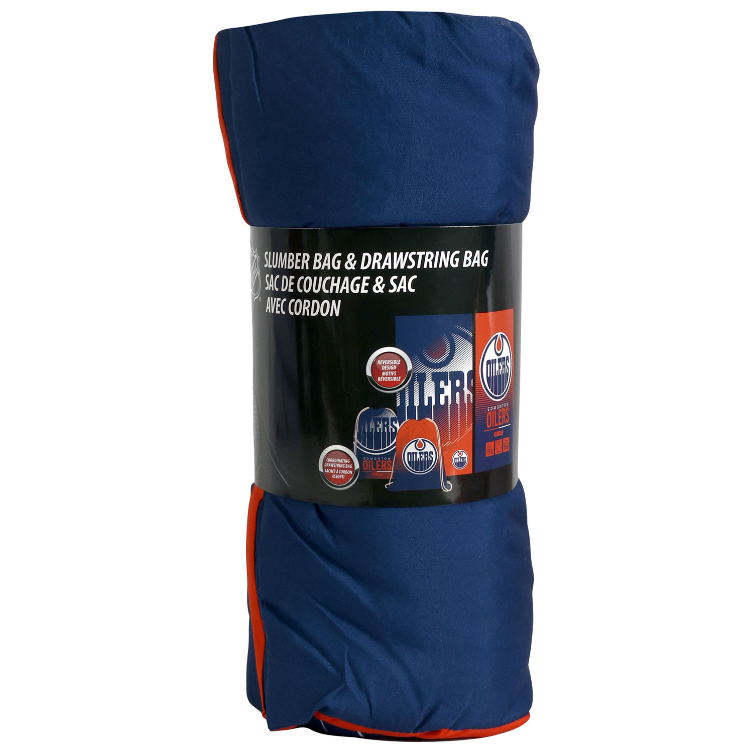 Sac de couchage de la LNH - 54 x 27 po - Oilers d'Edmonton