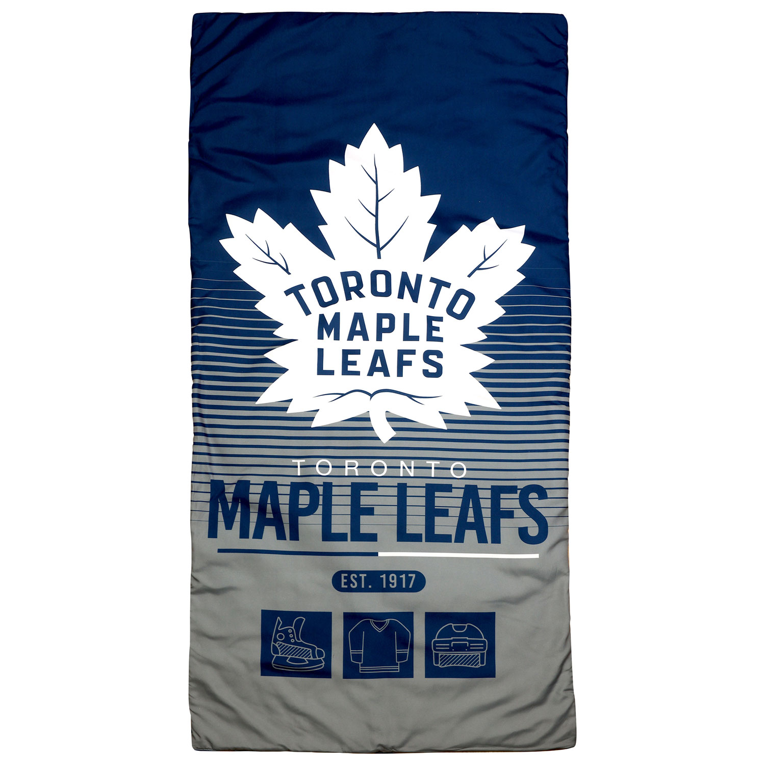 NHL Slumber Sleeping Bag - 54" x 27" - Toronto Maple Leafs