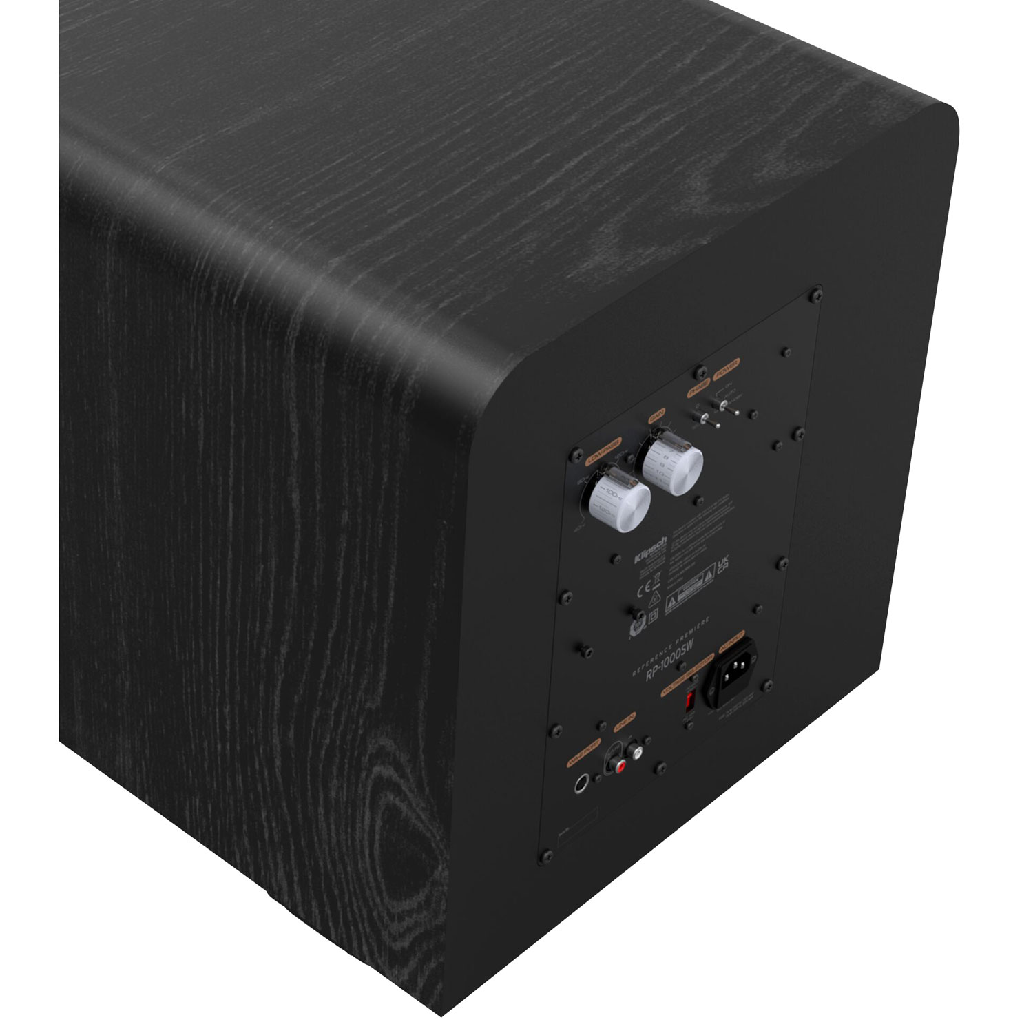 Haut-parleur d'extrêmes graves de 10 po et 600 W RP1000SW de Klipsch - Vinyle ébène
