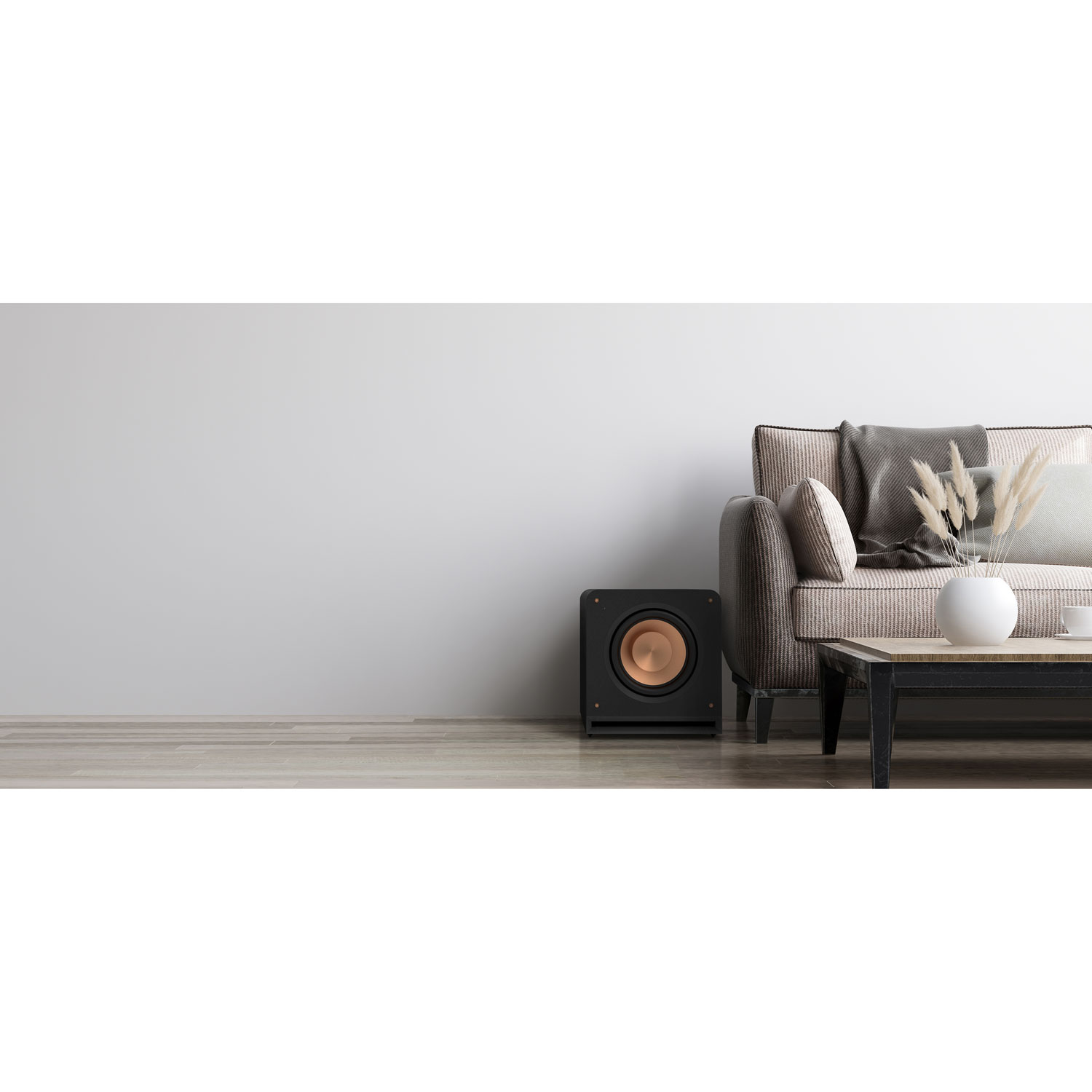 Haut-parleur d'extrêmes graves de 12 po et 800 W RP1200SW de Klipsch - Vinyle ébène