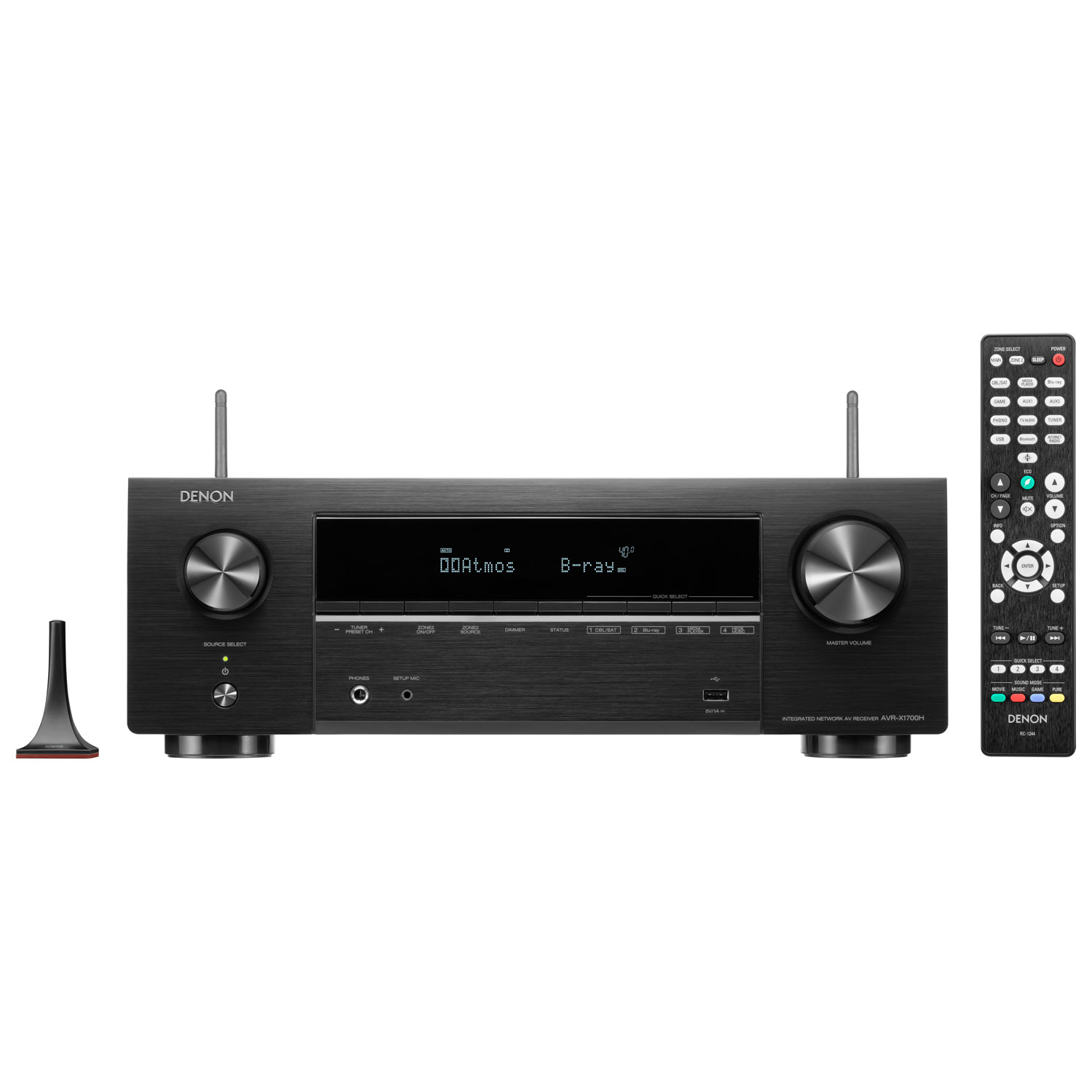 Denon AVR-X1700H 7.2 Channel 4K Ultra HD Network AV Receiver - Exclusive Retail Partner