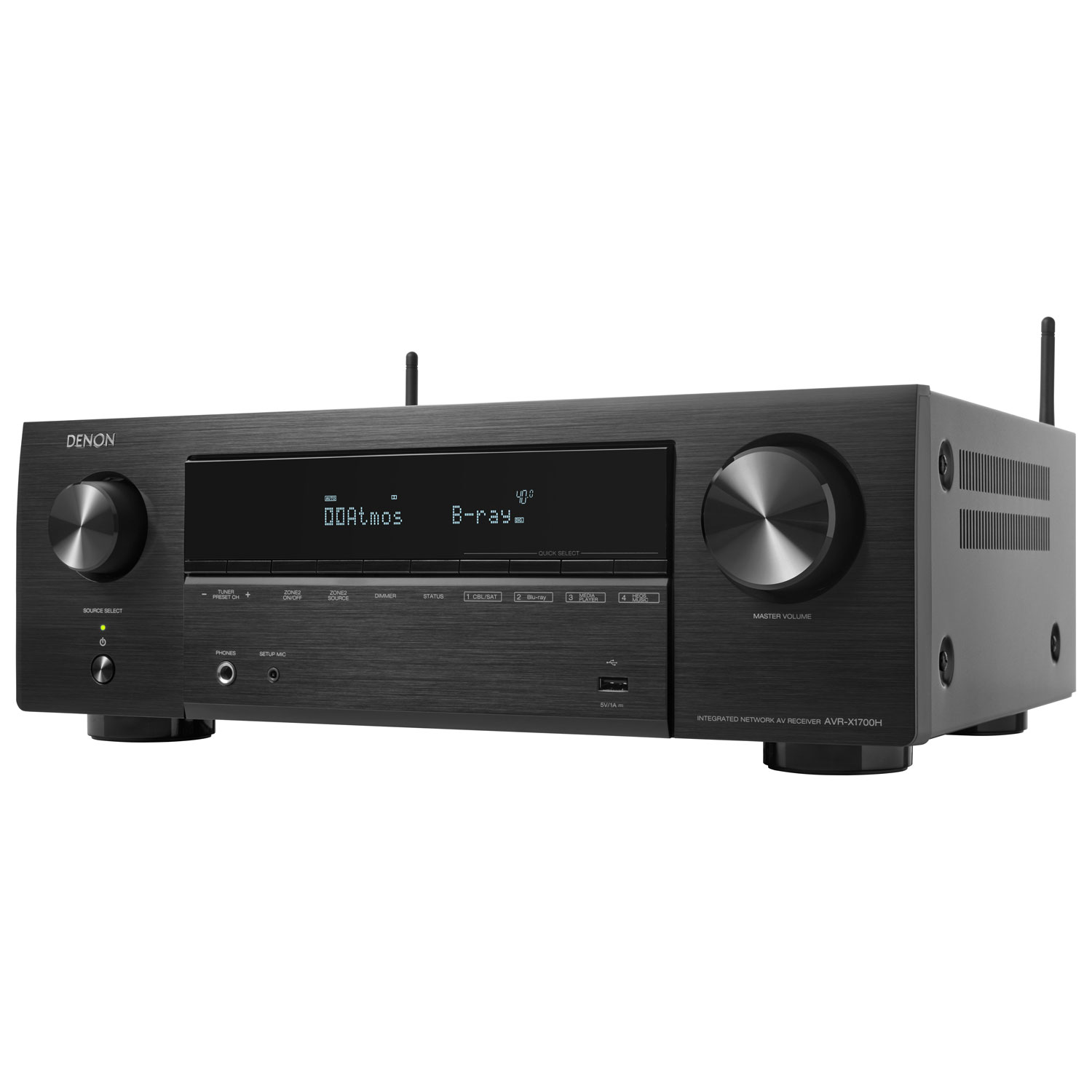 Denon AVR-X1700H 7.2 Channel 4K Ultra HD Network AV Receiver