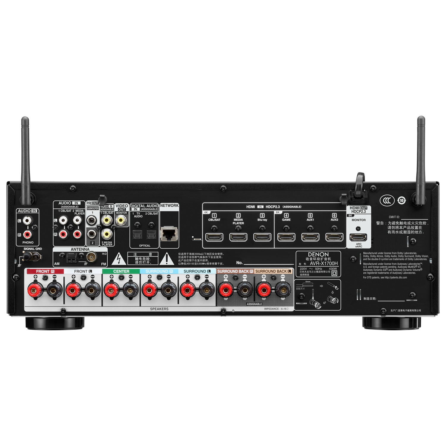 (TYLERさん専用) DENON AVR-X1700H TYLERさん専用) DENON AVR-X1700H