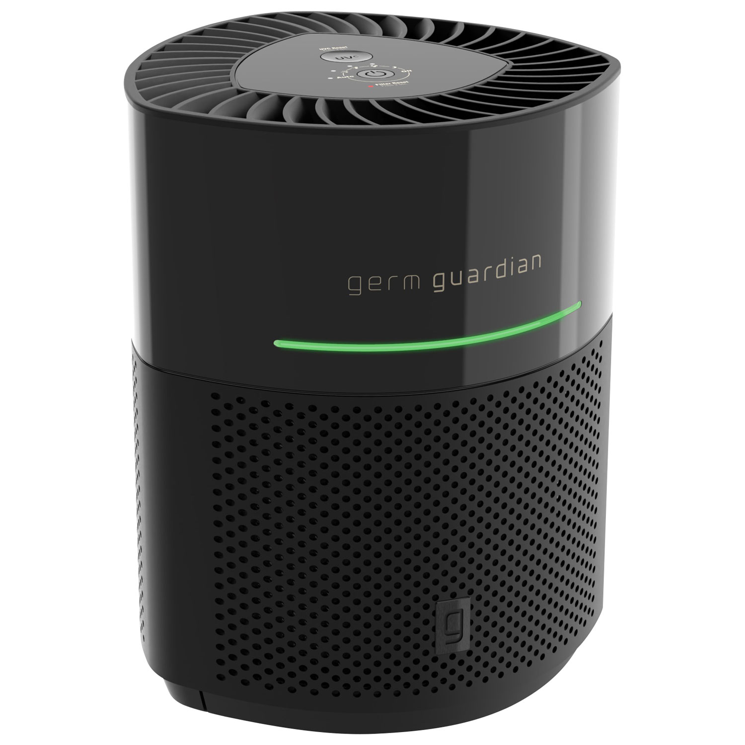 GermGuardian AC3000B AirSafe+ Air Purifier with True HEPA Filter & UV-C - Black
