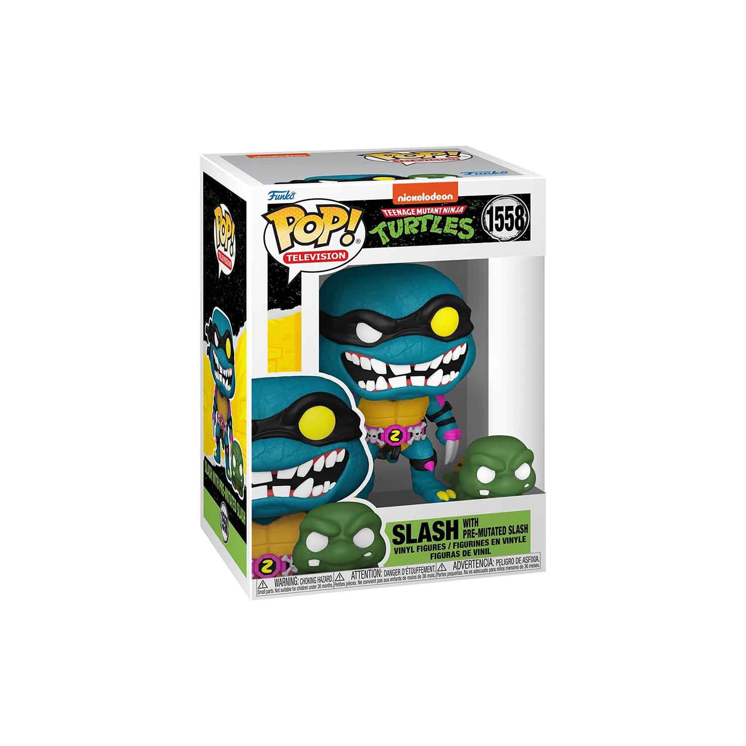 Pop Television Teenage Mutant Ninja Turtles 3.75 Inch Action Figure - Slash with Pre-mutated Slash #1558