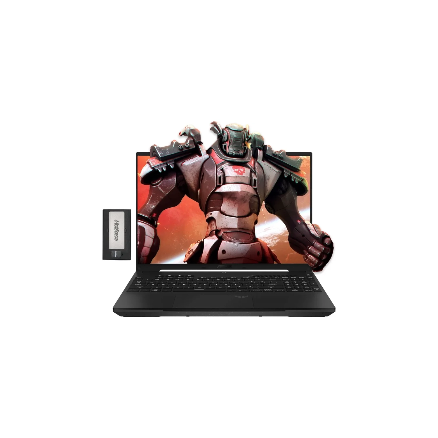 ASUS TUF A16 16" FHD 165Hz Gaming Laptop, AMD Ryzen 7-7735HS, 64GB DDR5, 2TB SSD, Radeon RX 7700S, Backlit Keyboard, Win 11 Pro, 256GB Docking Station