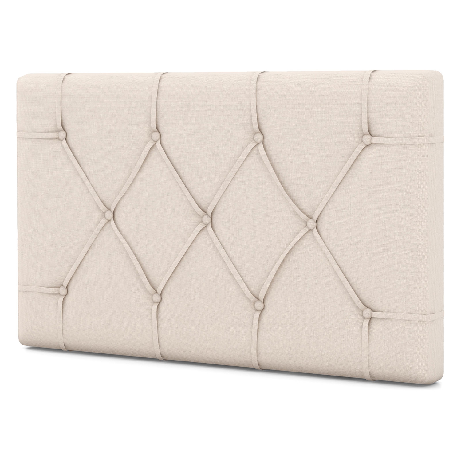 Gymax Upholstered Headboard for Twin Size Bed w/ Fabric Upholstery Adjustable Height