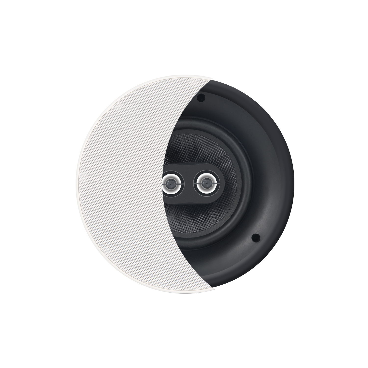 Haut-parleur de plafond OSD ACE840TT 8 po sans Trimless 120&nbsp;W stéréo deux haut-parleurs d'aigus en titane de 5 po