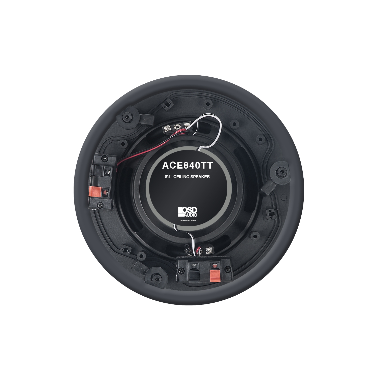 Haut-parleur de plafond OSD ACE840TT 8 po sans Trimless 120&nbsp;W stéréo deux haut-parleurs d'aigus en titane de 5 po