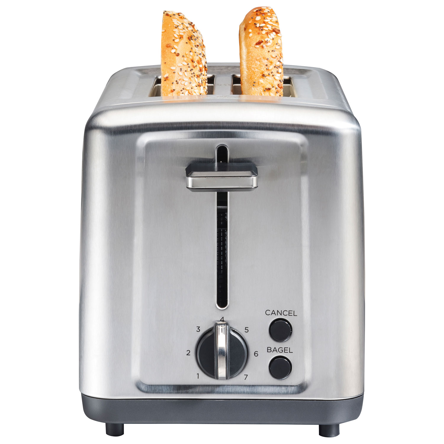 Hamilton Beach Extra-Wide Slot Toaster - 2-Slice - Brushed Stainless Steel