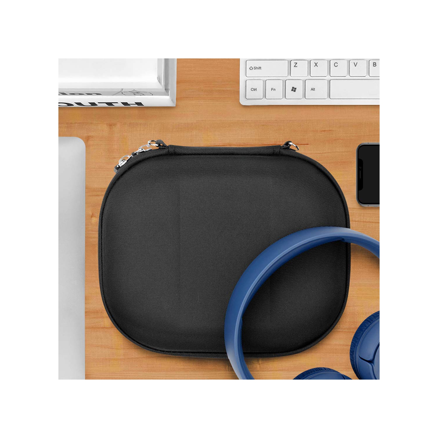 Headphones Case Compatible with JBL Tune 510BT, Tune 660NC, Tune 560BT, Tune 500BT, Jr 310BT Case, Replacement Hard Shell Travel Carrying Bag with