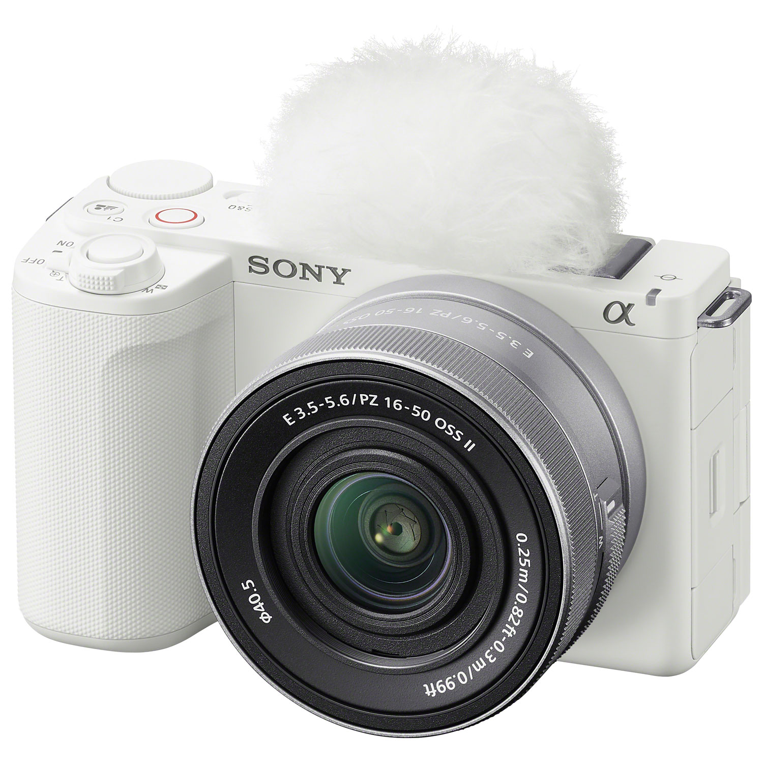 Appareil photo sans miroir Alpha ZV-E10 II de Sony avec objectif 16-50 mm - Blanc/Argenté