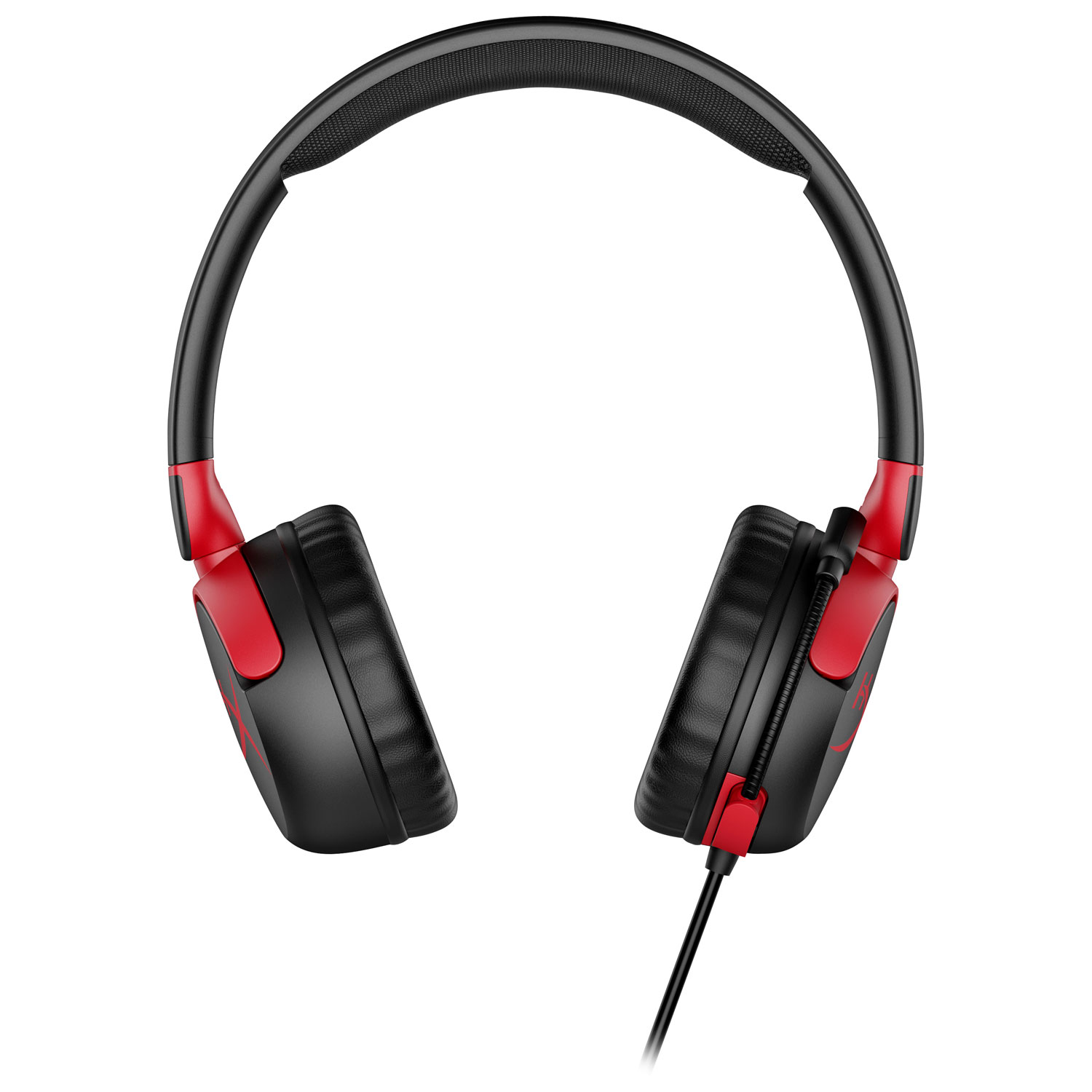 Casque d'écoute supra-auriculaire à isolation sonore Cloud Mini de HyperX - Noir/Rouge