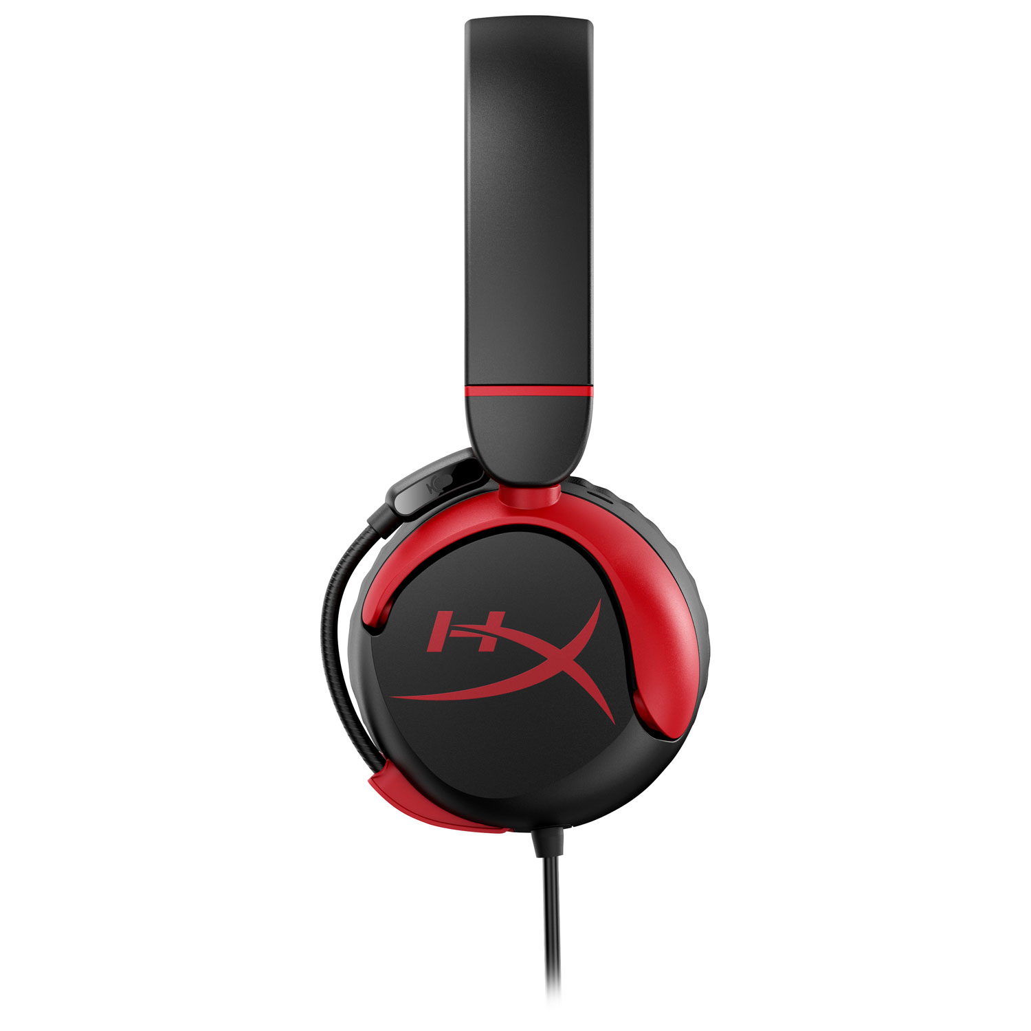 Casque d'écoute supra-auriculaire à isolation sonore Cloud Mini de HyperX - Noir/Rouge