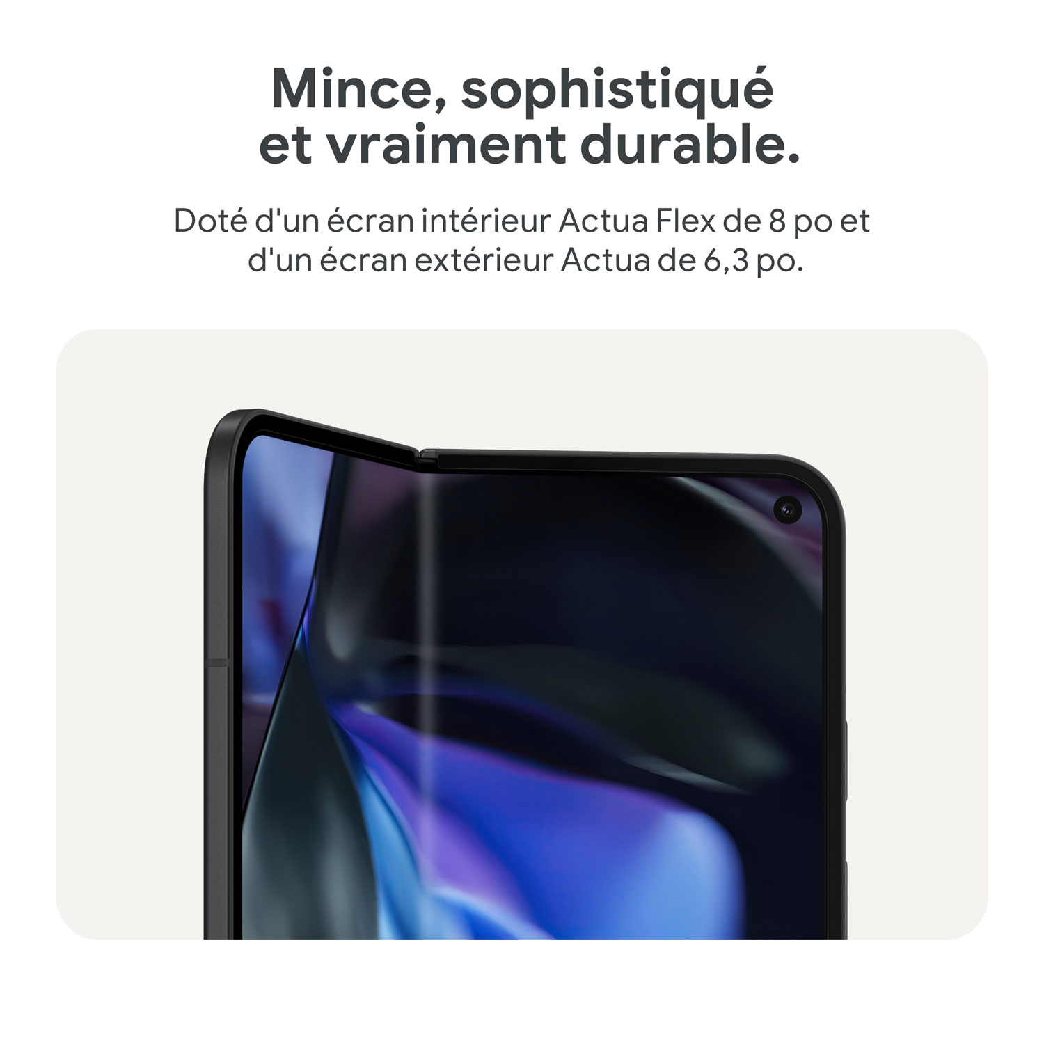 Pixel 9 Pro Fold de 512 Go de Google avec TELUS - Noir volcanique - Financement mensuel