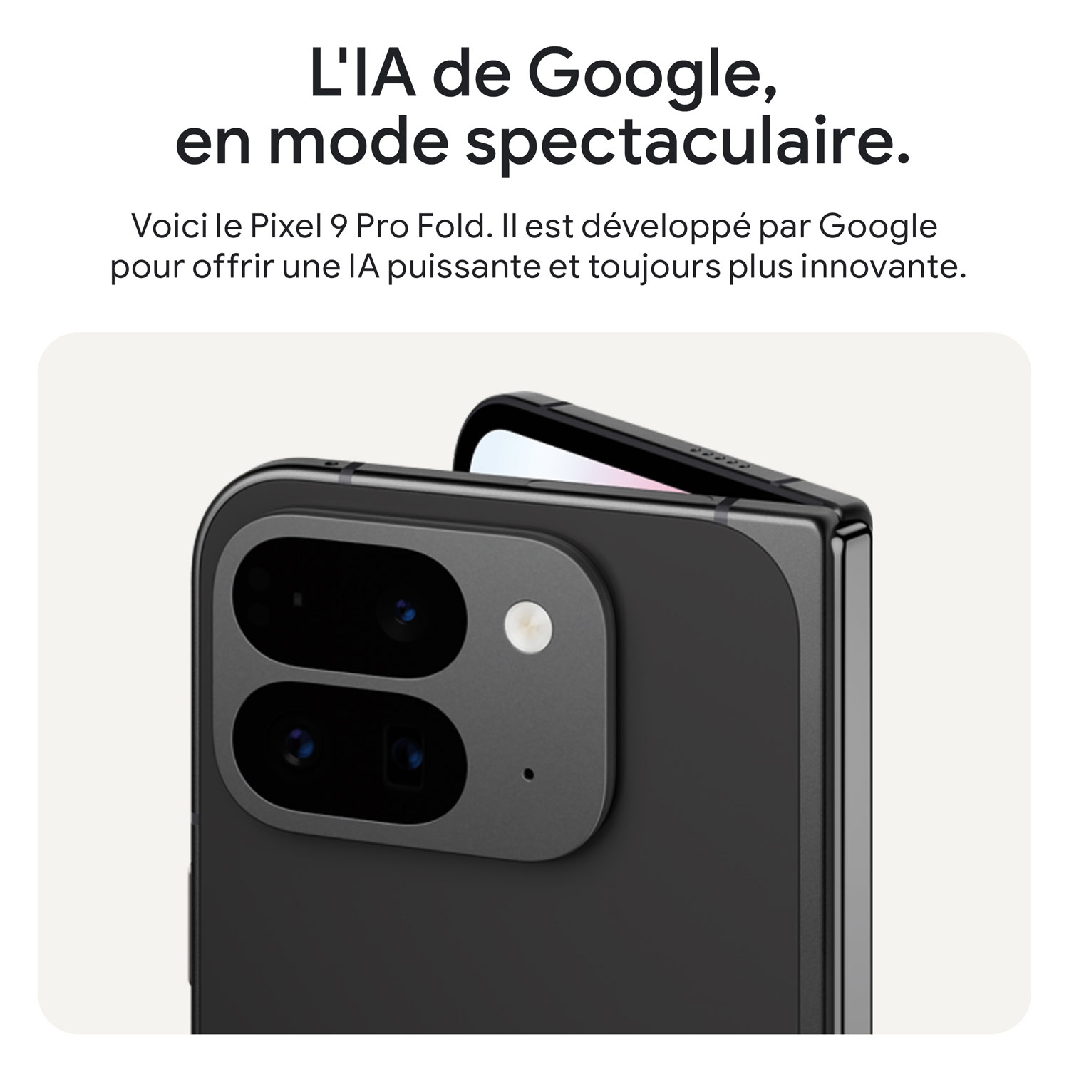 Pixel 9 Pro Fold de 512 Go de Google avec TELUS - Noir volcanique - Financement mensuel