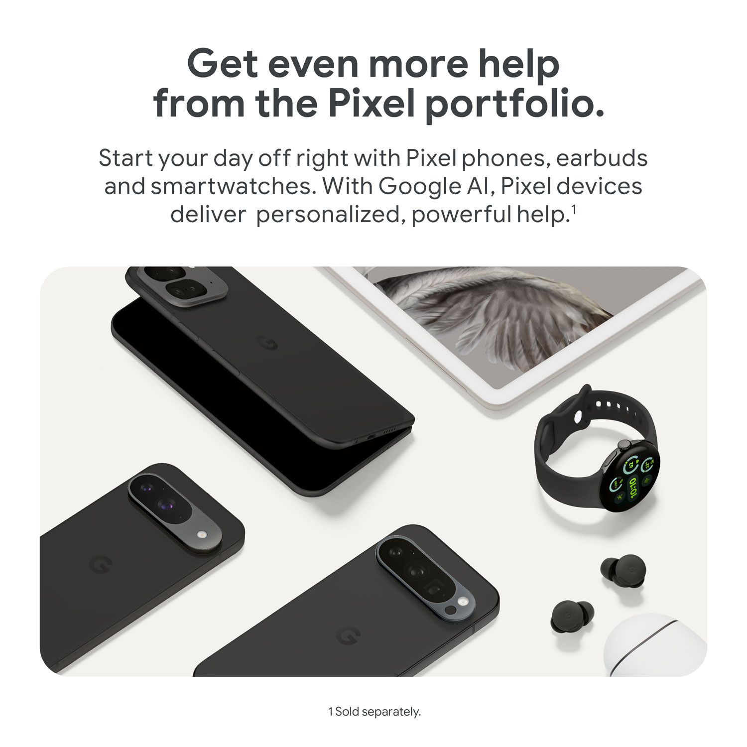 Pixel 9 Pro Fold de 256 Go de Google avec TELUS - Noir volcanique - Financement mensuel