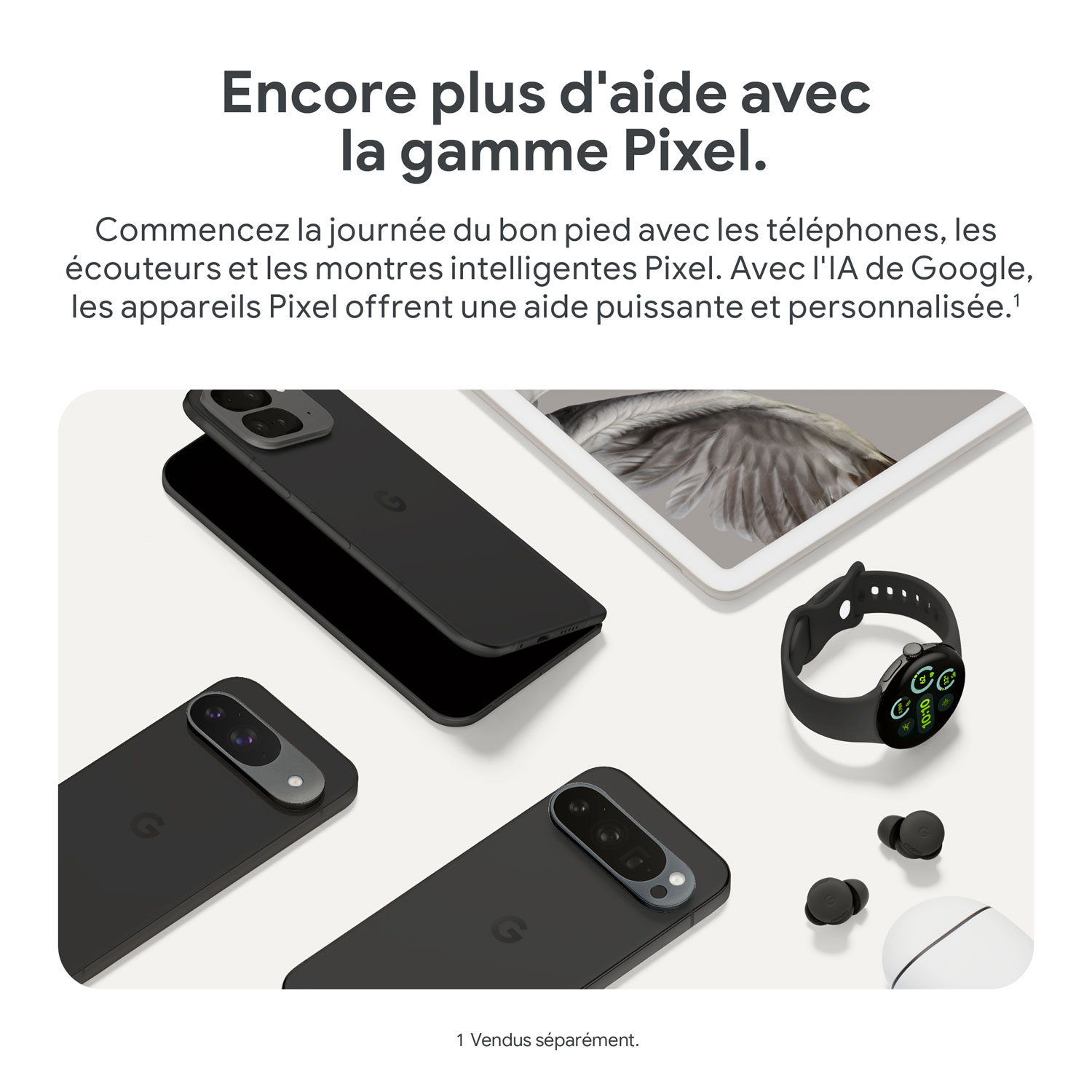 Pixel 9 Pro Fold de 256 Go de Google avec TELUS - Noir volcanique - Financement mensuel