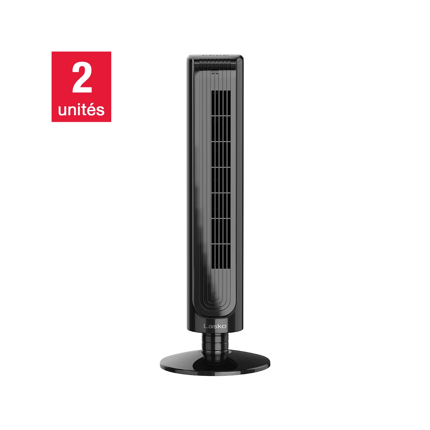Lasko – ventilateur vertical oscillant 81,3&nbsp;cm, paq./2