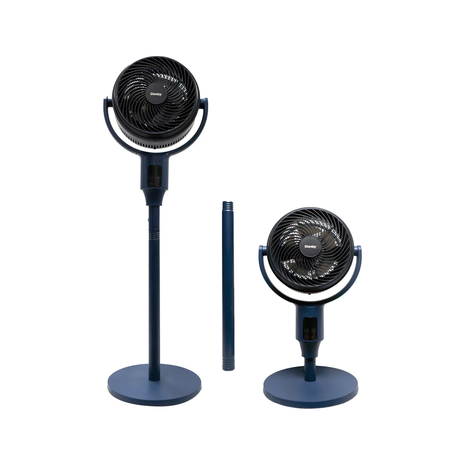 Ventilateur oscillant 2-en-1 Ultra Quiet de Danby à 9 vitesses, niveau de bruit 29&nbsp;dB, oscillation multidirectionnelle, support/table