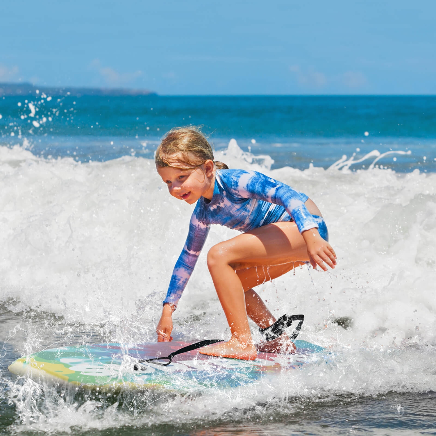 Costway 33" Lightweight Body Board with EPS Core XPE Deck HDPE Bottom Crescent Tail Colorful