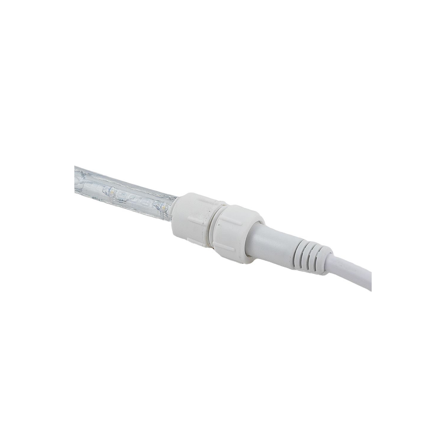 Novelty Lights 1/2" Rope Light Connector Cord, 2 Wire, Kit Comes with Power Piece, 6 Foot Cord, and End Cap