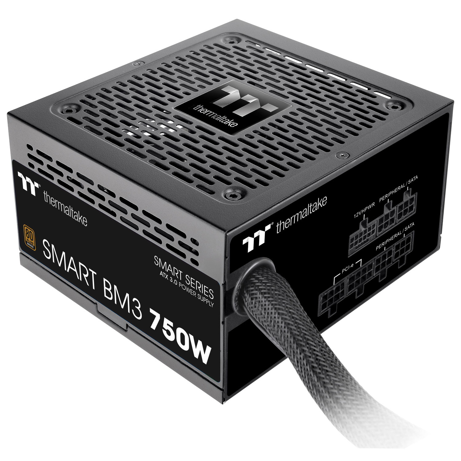 Bloc d'alimentation semi-modulaire ATX3.1 de 750 W Smart BM3 80 PLUS de Thermaltake