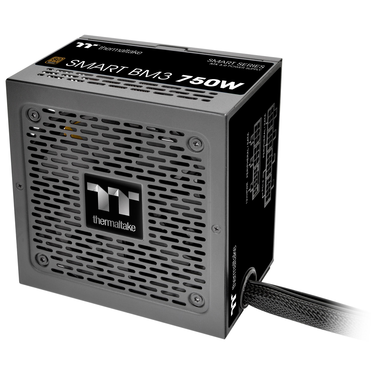 Bloc d'alimentation semi-modulaire ATX3.1 de 750 W Smart BM3 80 PLUS de Thermaltake
