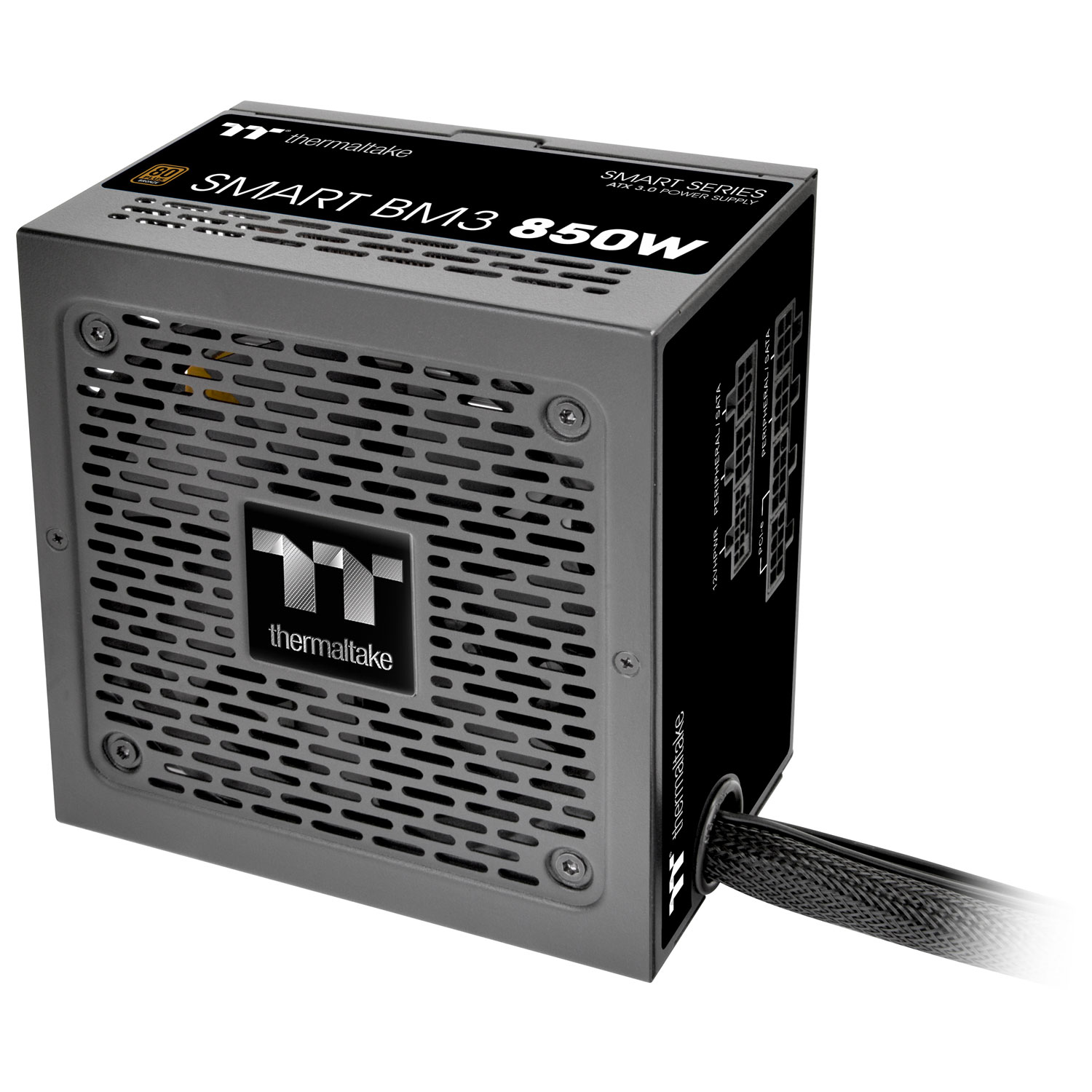 Bloc d'alimentation semi-modulaire ATX3.1 de 850 W Smart BM3 80 PLUS de Thermaltake