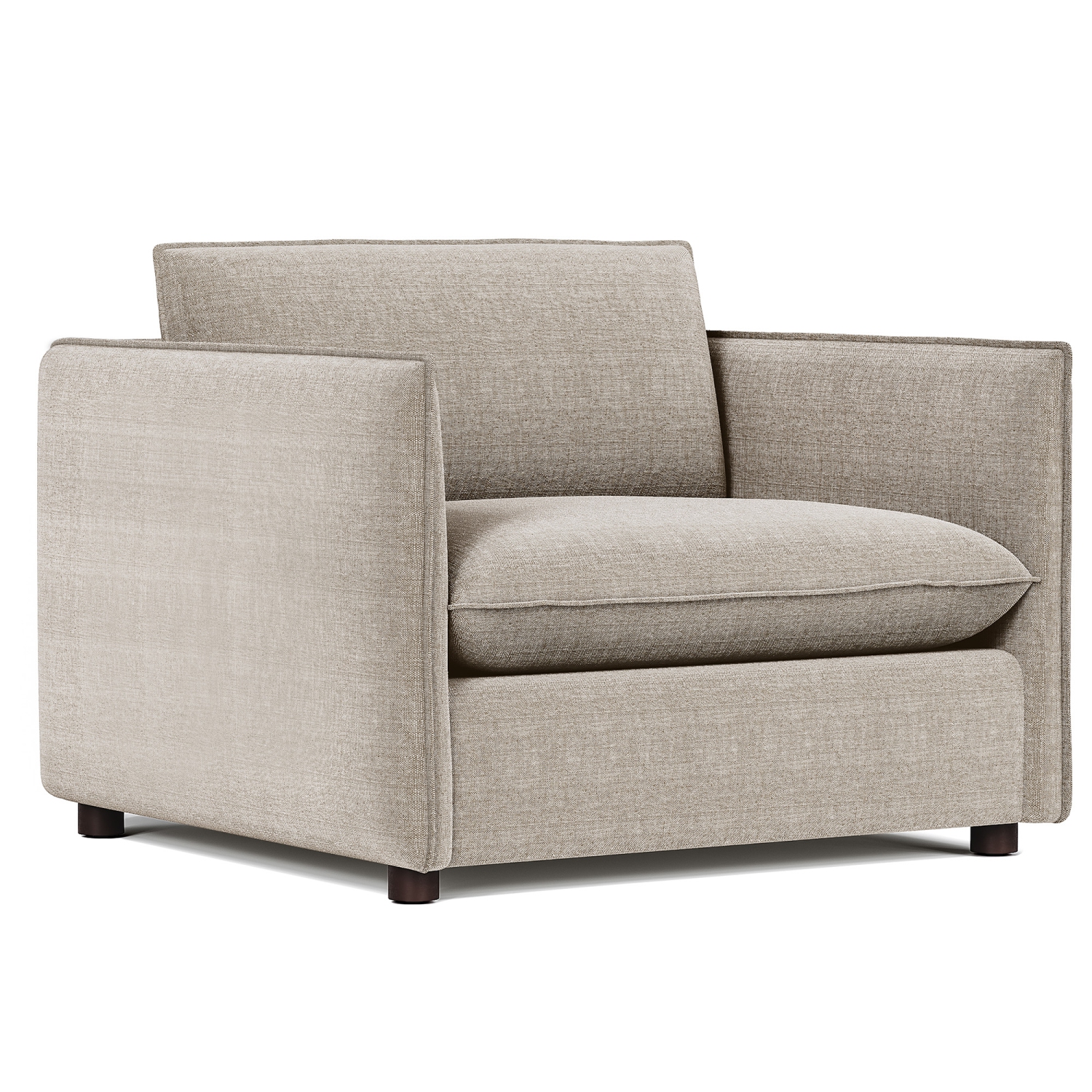 Valencia Katherine Performance Fabric Accent Chair, Beige
