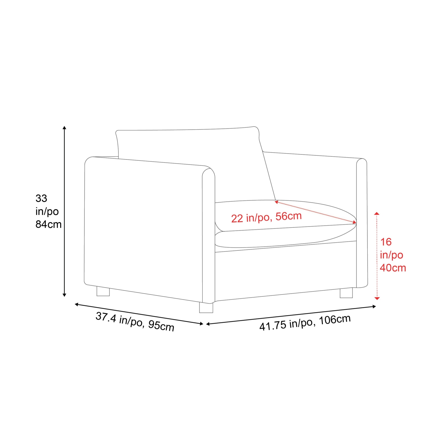 Valencia Katherine Performance Fabric Accent Chair, Beige