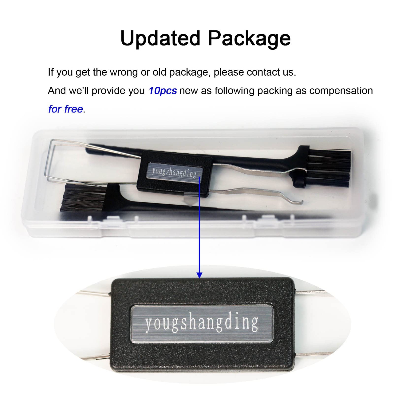 Extracteur de touches avec brosse pour clavier de 2 pièces, trousse de nettoyage d'ordinateur pour touches de clavier d'ordinateur mécanique, outil