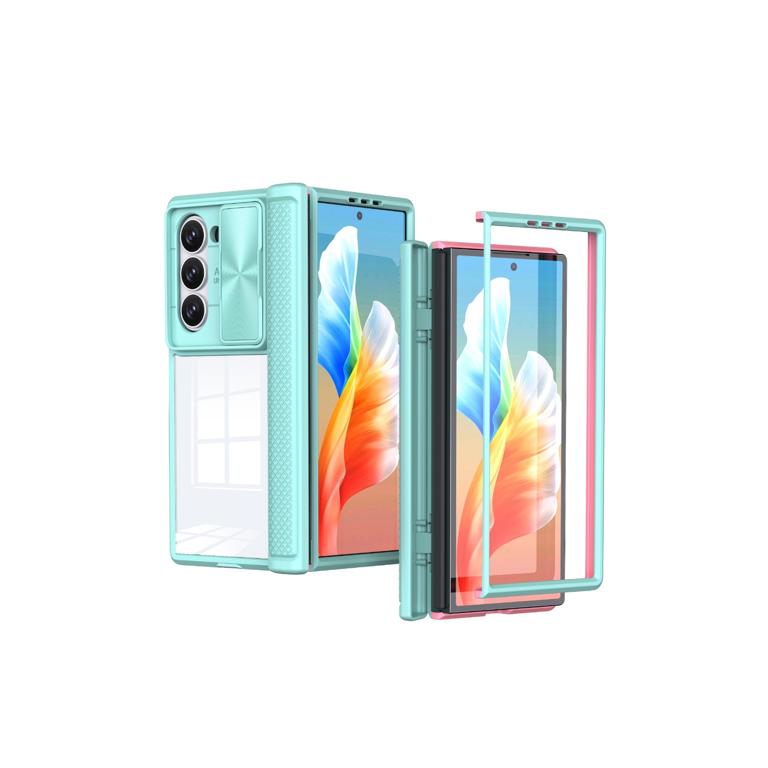 Étui rigide Cam Slider hybride de XCRS pour Galaxy Z Fold 6 de Samsung