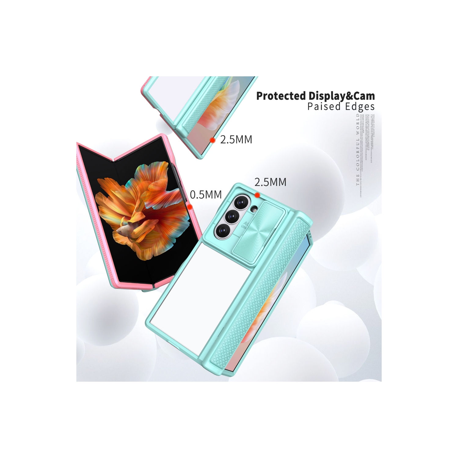 Étui rigide Cam Slider hybride de XCRS pour Galaxy Z Fold 6 de Samsung