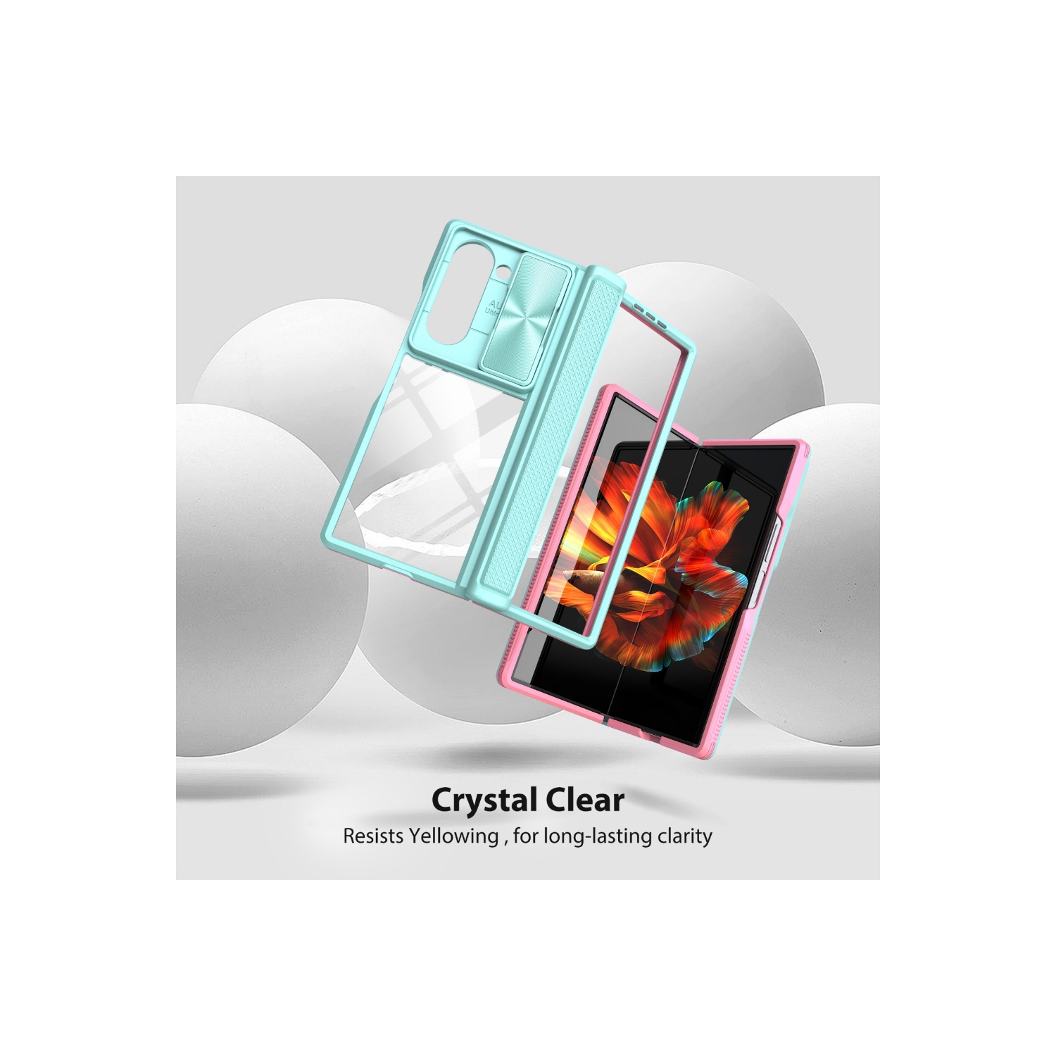 Étui rigide Cam Slider hybride de XCRS pour Galaxy Z Fold 6 de Samsung