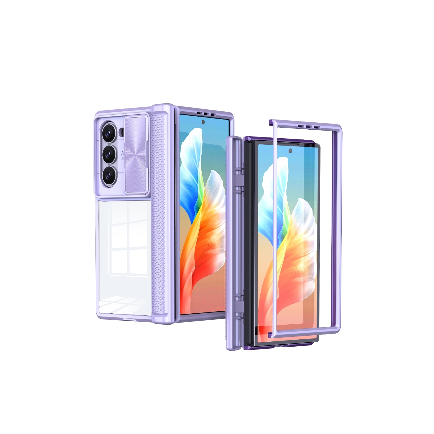 Étui rigide Cam Slider hybride de XCRS pour Galaxy Z Fold 6 de Samsung