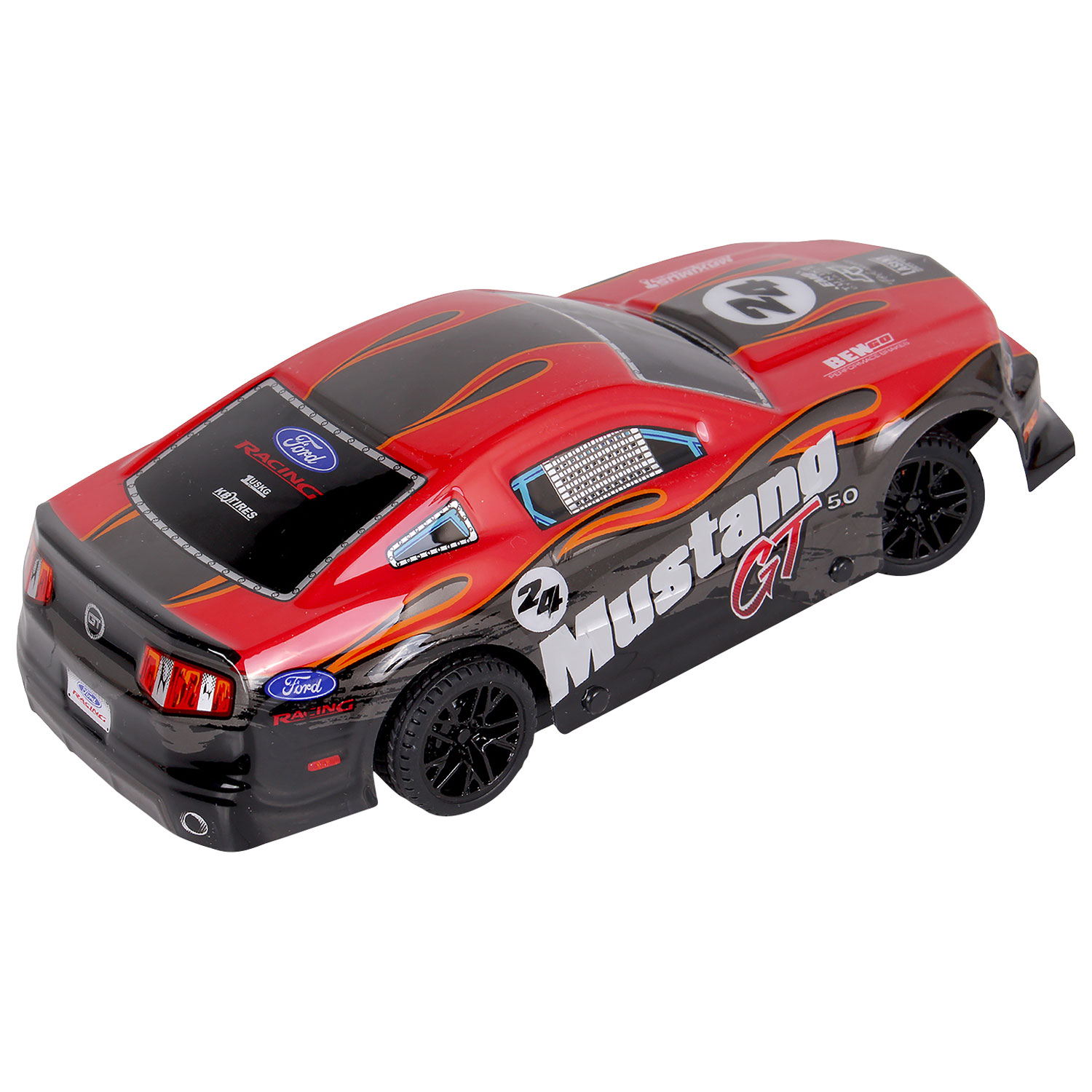 NKOK Ford Mustang GT RC Car - Red/Black