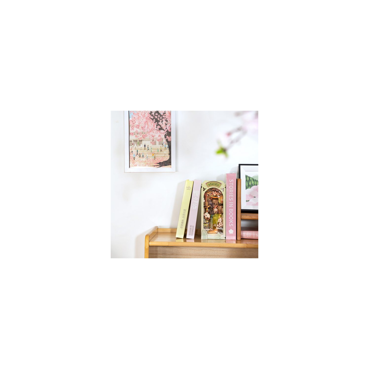 Rolife Falling Sakura Book Nook TGB05 - 3D Puzzle