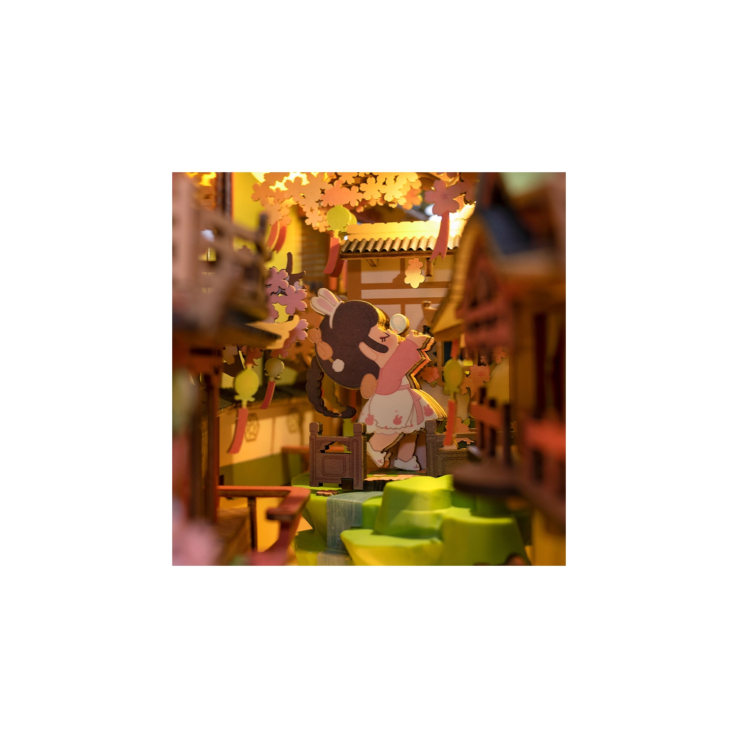 Rolife Falling Sakura Book Nook TGB05 - 3D Puzzle