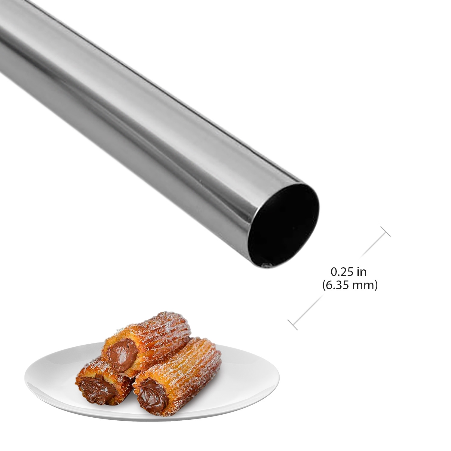 A-301 Churro Maker Gun | Churro Filler Machine | Commercial Cream Filling | Stainless Steel | 5 L | Manual