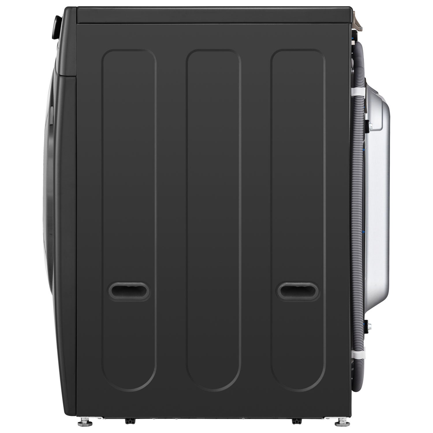 LG 5.8 Cu. Ft. Front Load Washer - Middle Black - Only at Best Buy