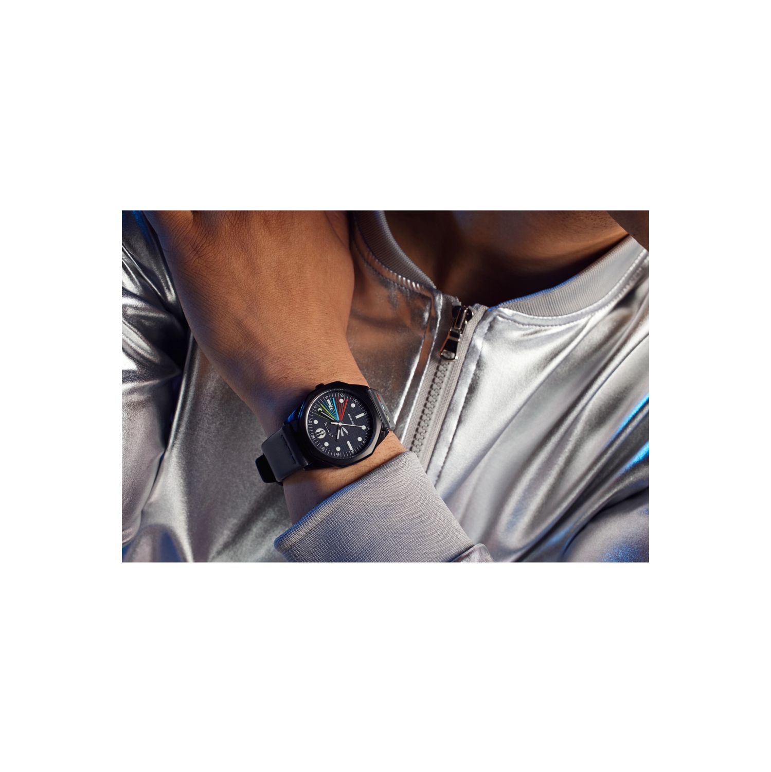 Montre pour hommes à éco-conduite japonaise, 41&nbsp;mm cadran noir, boîtier inox noir, cadran noir, Maître Jedi Star Wars