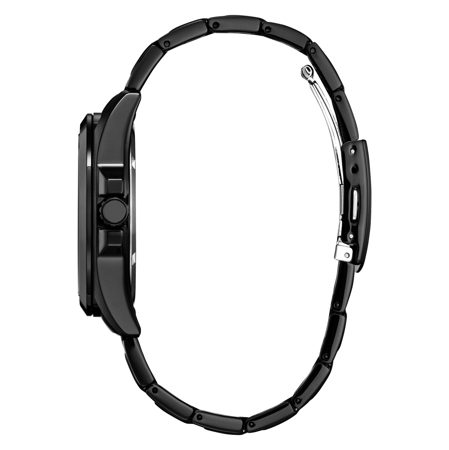 Marvel Mens Wolverine Japanese Eco-Drive Watch 43mm Black Stainless Steel Case and Bracelet with Blue Dial