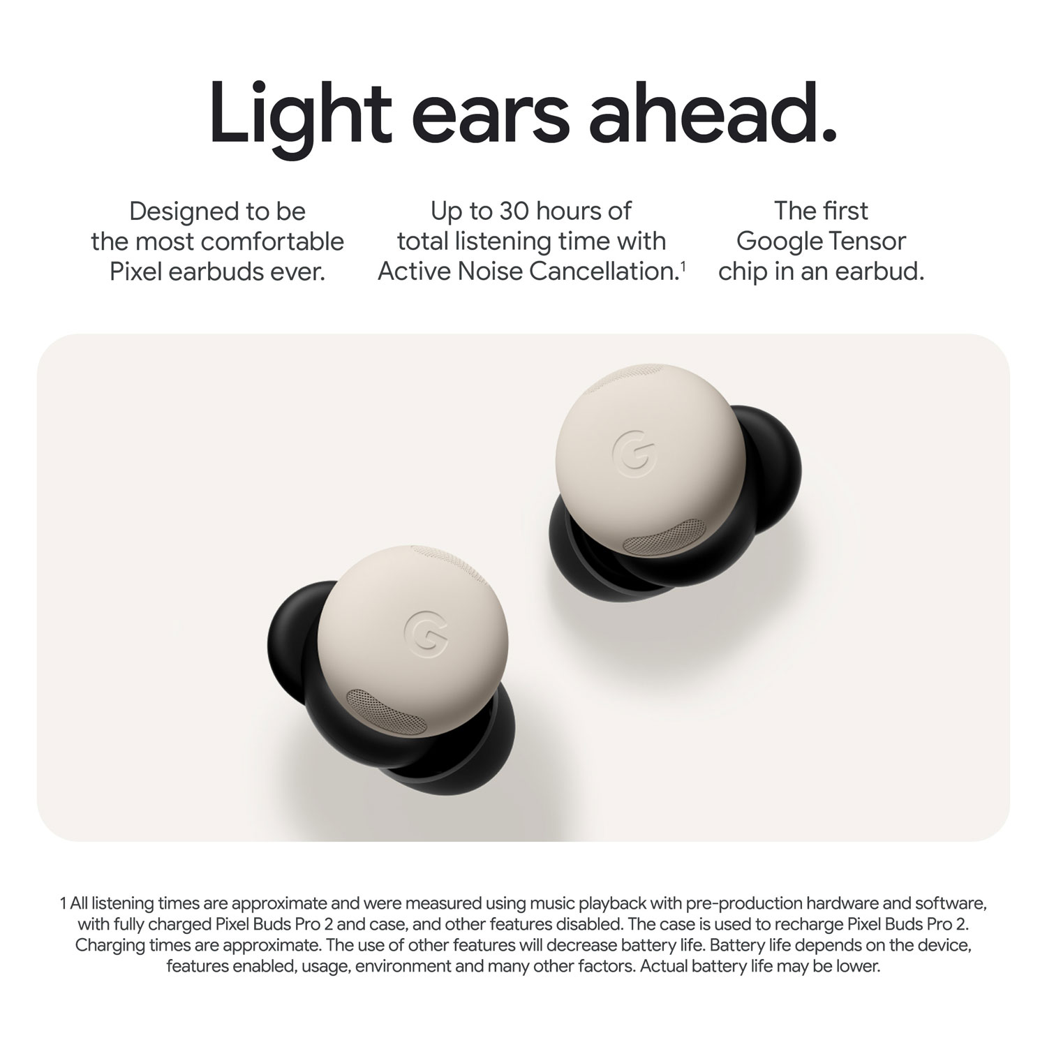 Google Pixel Buds Pro 2 In-Ear Noise Cancelling True Wireless Earbuds - Peony