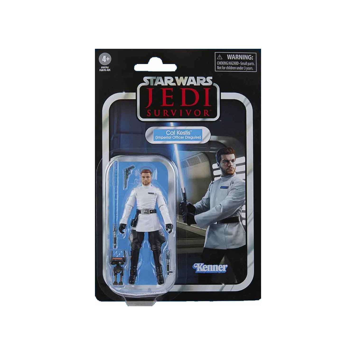 Figurine d'action de 3,75 po de la collection Star Wars The Vintage - Cal Kestis (officier impérial Disguise)