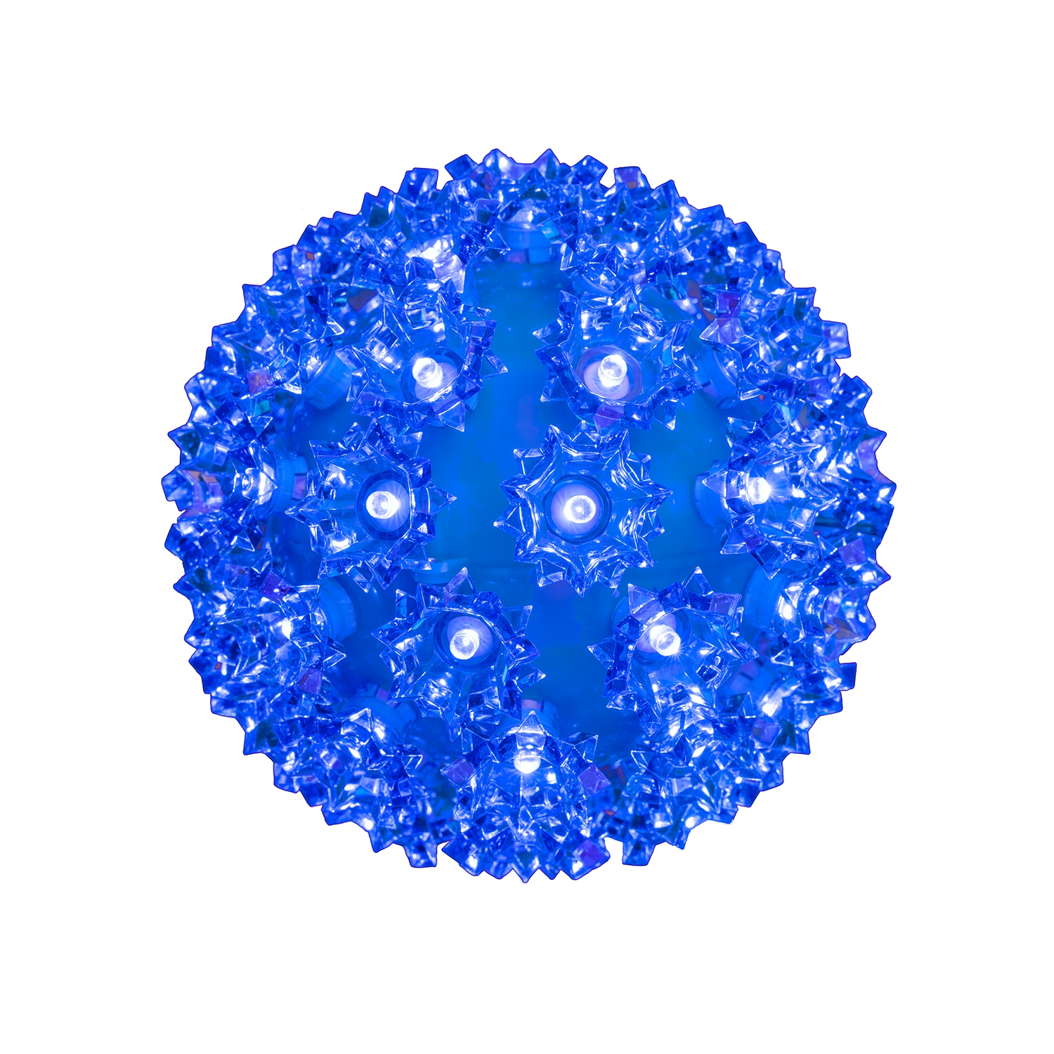 Novelty Lights LED Starlight Sphere, Ornament Ball Light, 5ft Hanging Cord with S Hook, 12ft Power Cord with Stackable Plug, Commercial Grade