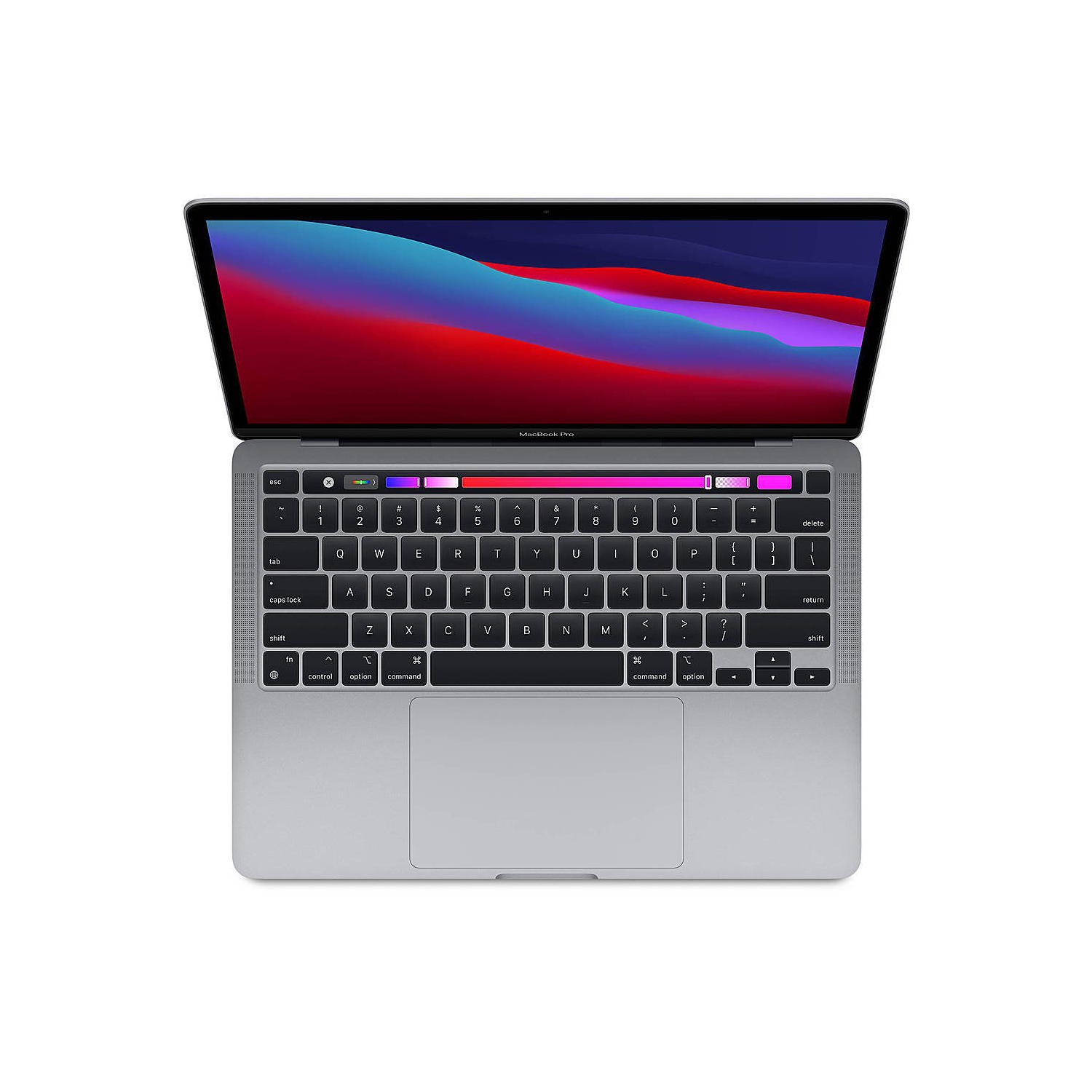 Boîte ouverte - MacBook Pro 13,3 po + Touch Bar Apple - Gris cos. (M1 d'Apple/SSD 256 Go/RAM 8 Go) - Ang