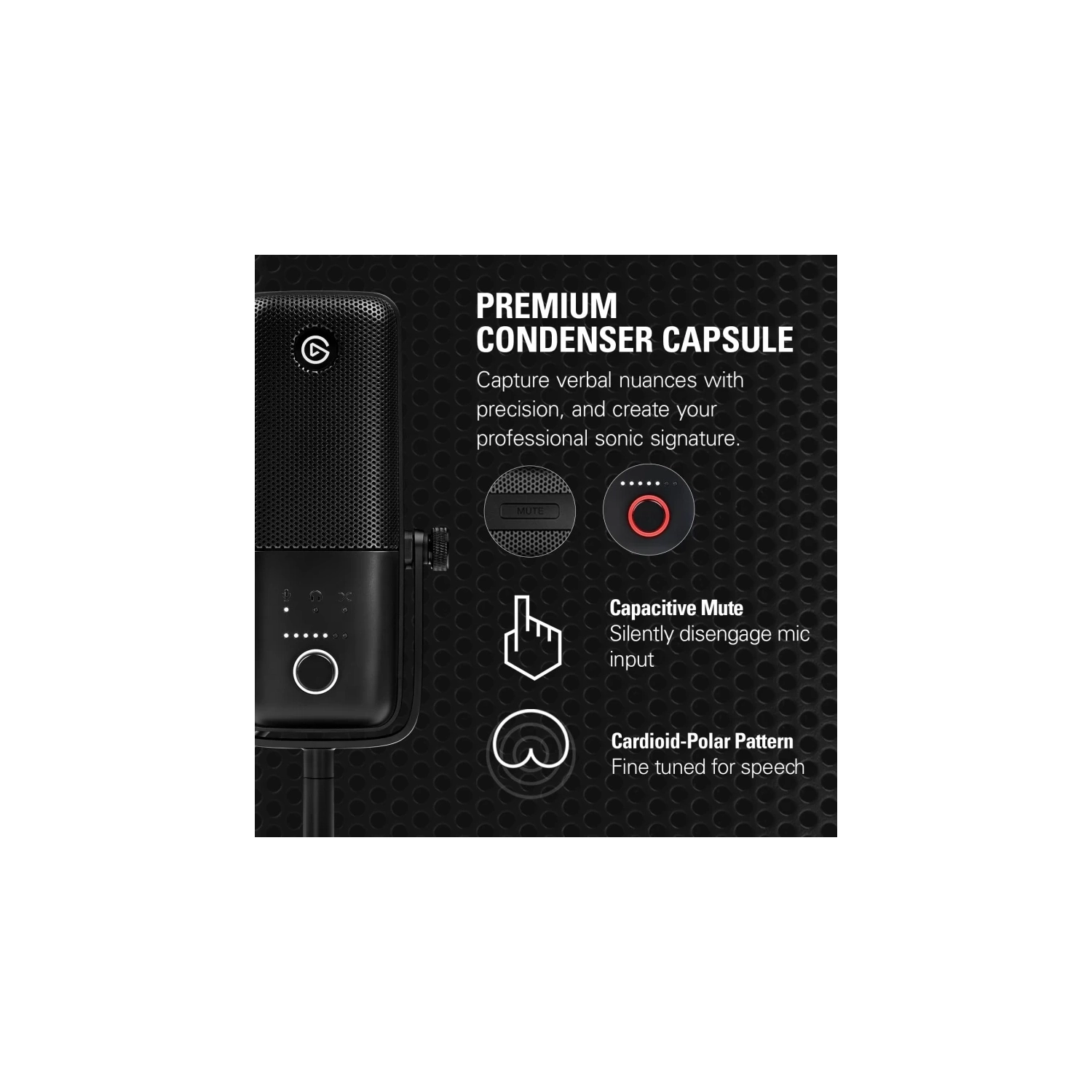 Premium USB Condenser Microphone Set: Shock Mount, Pop Filter, Low Profile Mic Arm, Free Mixer Software for Mac & PC - Ideal for Streaming,