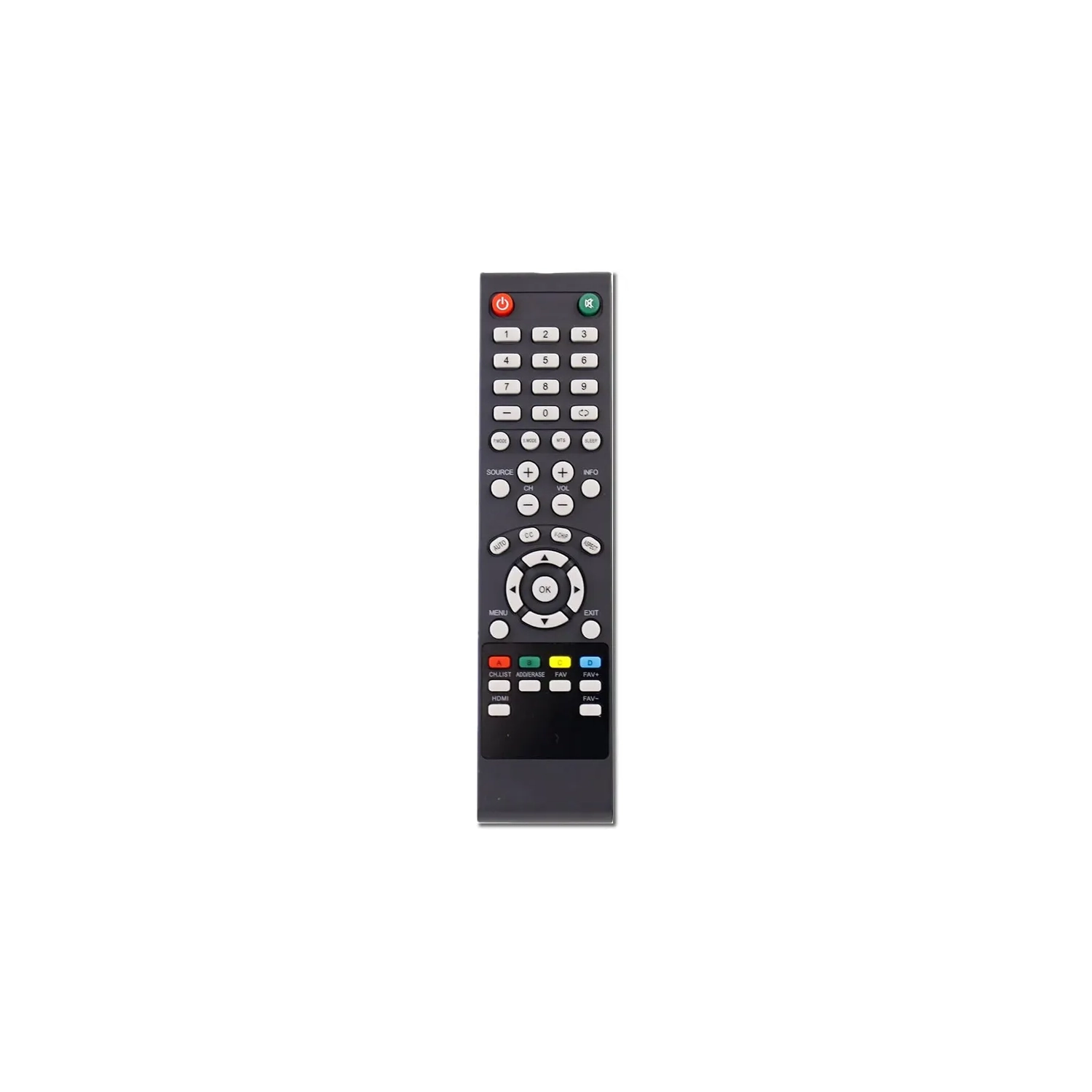 Remote Control for RCA RTU5540-C TV Replacement