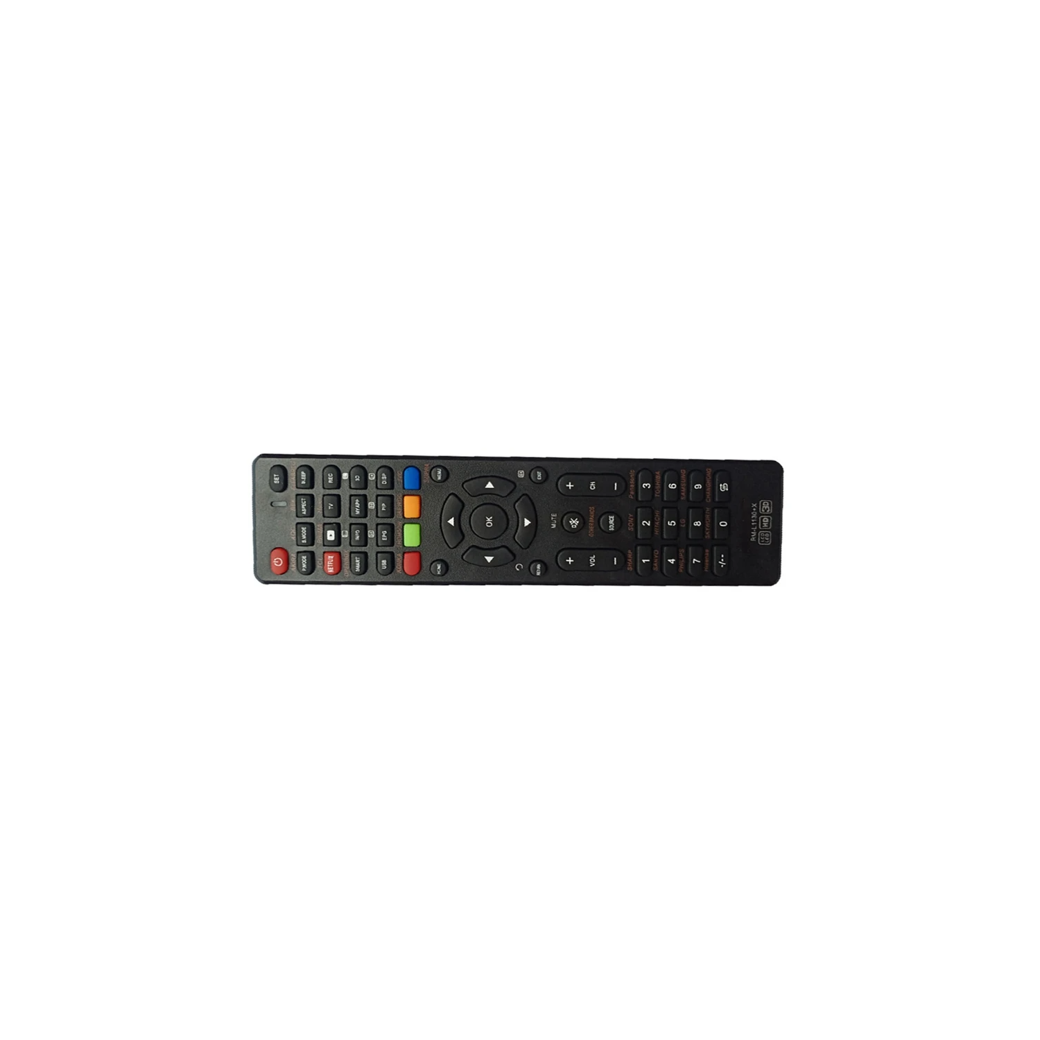 RM-L1130 +X TV Remote Control Universal pour AKIRA AOC BBK ELENBREG PRIMA OPENBOX THOMSON DAEWOO JVC Smart TV